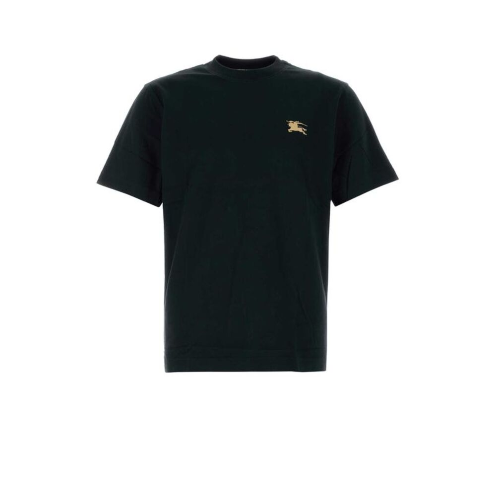Burberry Men Black Cotton T-Shirt
